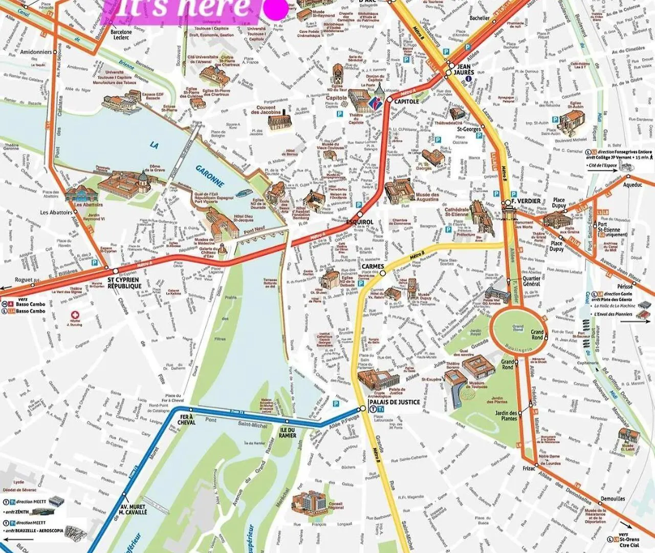 T3 Spacieux 115M2 Au Coeur De Toulouse - Calme - Jardin - Parking 3 Min Lejlighed